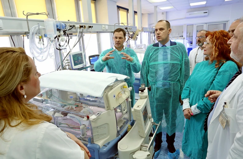 Siniša Mali i Zoran Lončar u poseti