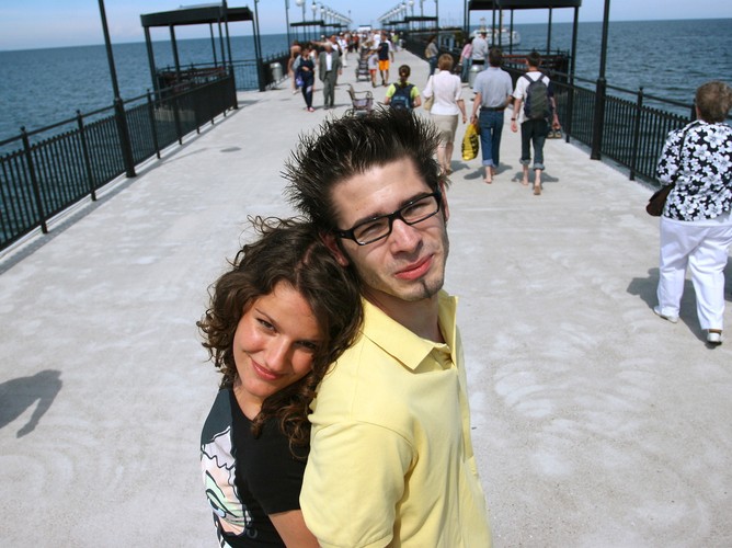 Radzimir Dębski i Zofia Zborowska na Festiwalu Gwiazd w Międzyzdrojach – lipiec 2005