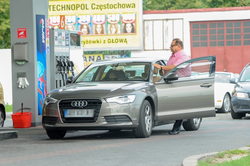 Ryszard Kalisz w audi