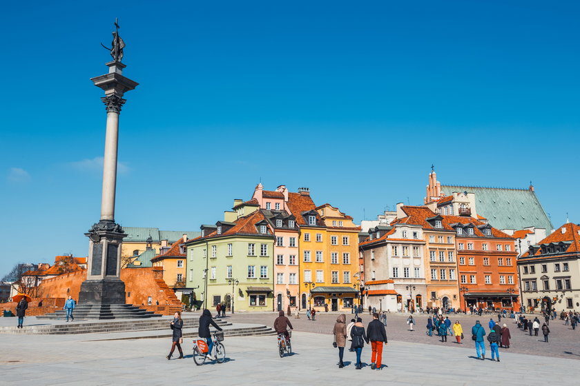 Warszawa, Kolumna Zygmunta, Starówka