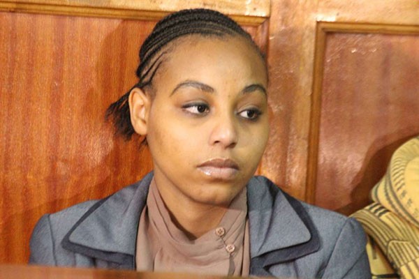 Ruth Kamande during a past court session 