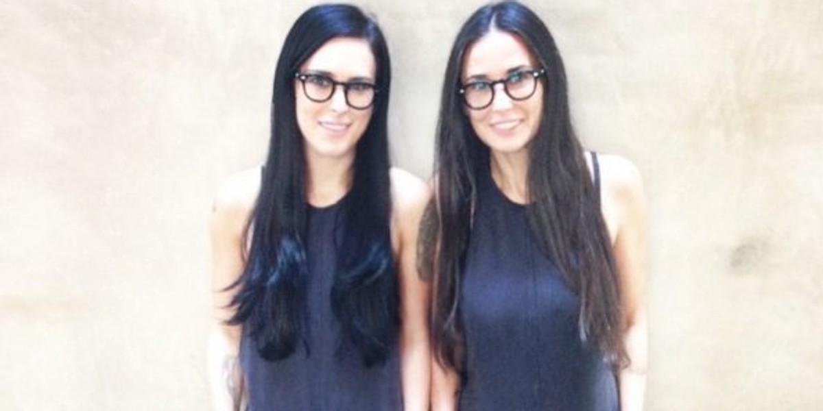 Demi Moore i Rummer Willis