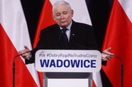 Jarosław Kaczyński w Wadowickim Centrum Kultury, 12 listopada 2022 r.