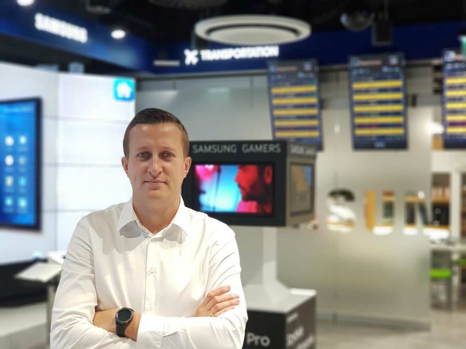 Marcin Sas, Key Account Manager, Samsung Electronics Polska | Fot. Materiał Partnera