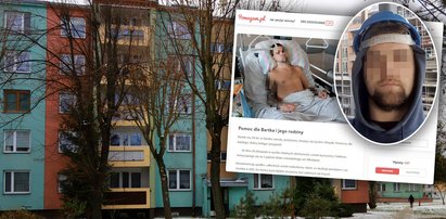 Bartek został wyrzucony przez balkon. Ma złamany kręgosłup, potrzebuje pomocy