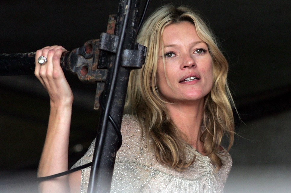  Kate Moss a 2007-es Glastonbury fesztiválon