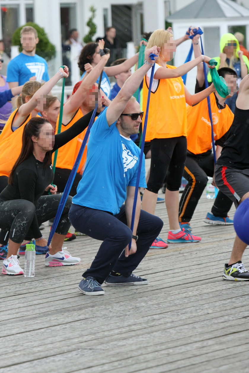 Trening Borysa Szyca w UNICEF