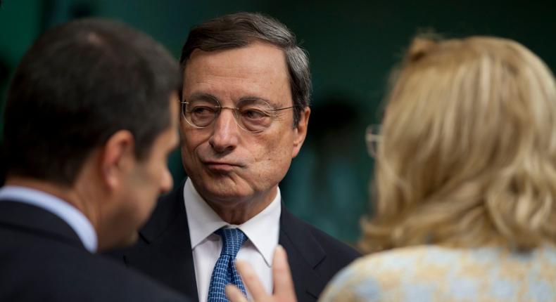 Top EU leader Mario Draghi thinks it's time Europe closes the innovation gap with the US and China.AP Images