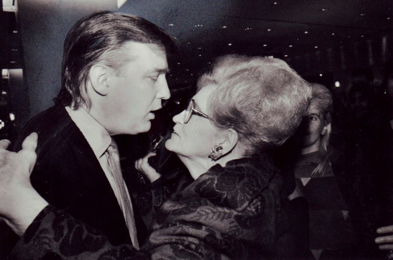 Donald Trump z mamą