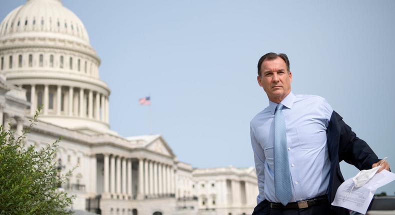 Former Rep. Tom Suozzi of New York is running for Congress just over a year after retiring, and he's made a lot of money since then.Caroline Brehman/CQ-Roll Call via Getty Images