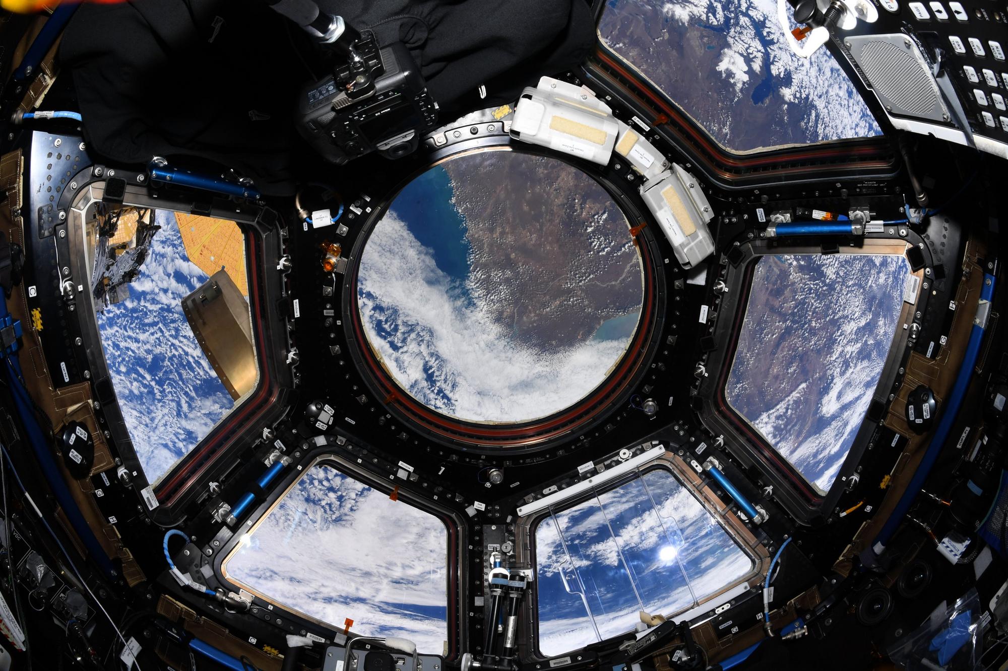 Pohľad z ISS na Zem