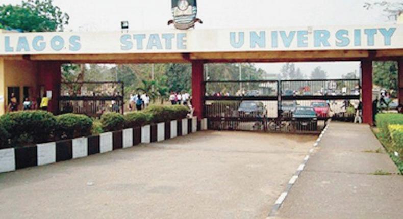 Lagos State University (LASU) school entrance gate (M NEWS)