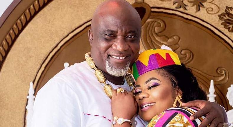 Empress  Gifty and husband, Hopeson Adorye