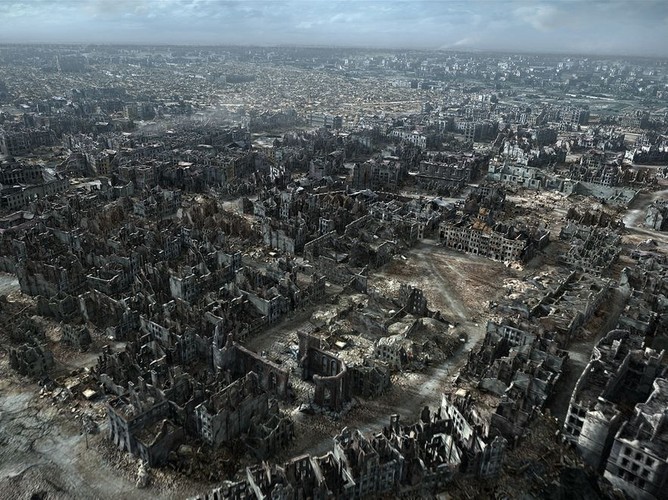 'Miasto ruin'. Zobacz Warszawę w gruzach