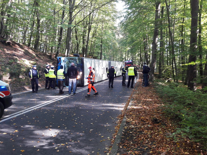 Wypadek autobusu w Gdyni 