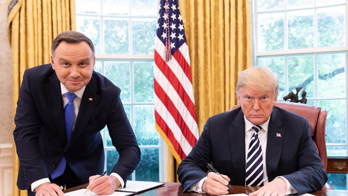 Andrzej Duda i Donald Trump 