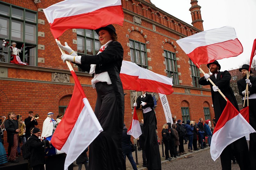 parada niepodległości w Gdańsku