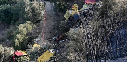 Samolot gaśniczy nagle zaczął pikować, chwilę później pojawiła się ściana ognia. Nie żyje dwóch pilotów