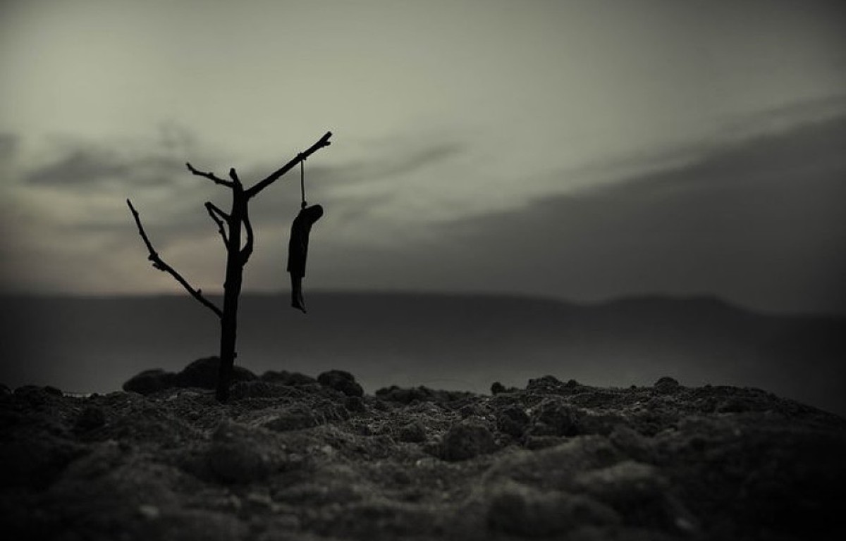 Powieszony mężczyzna