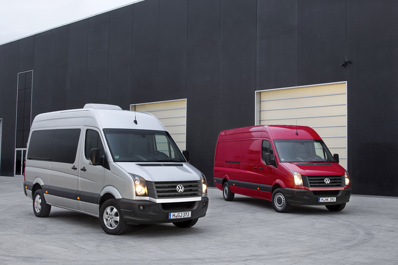 Ulepszony Volkswagen Crafter gotowy do pracy