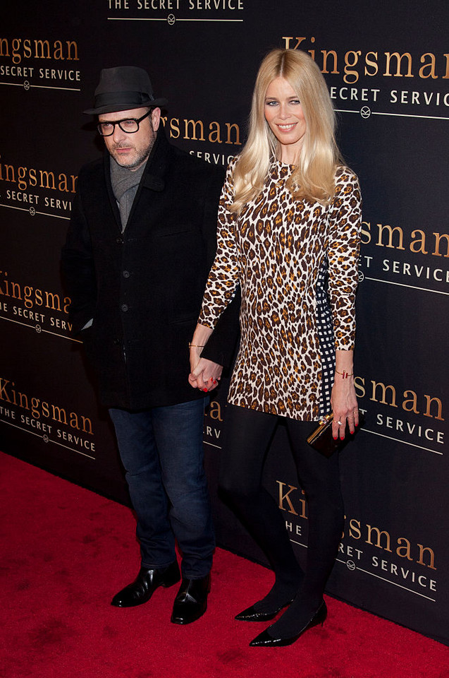 Claudia Schiffer i jej mąż Matthew Vaughn w 2015 roku
