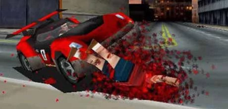 Screen z gry "Carmageddon"