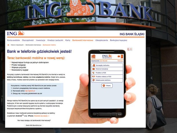 ING Bank Śląski bankowość mobilna