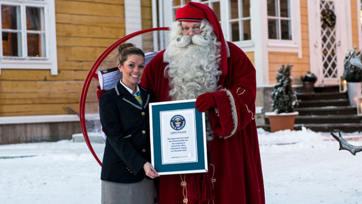 75954 życzenia do świętego Mikołaja - taką listę zebrała firma Mini i zawiozła do Rovaniemi, ustanawiając tym samym nowy rekord Guinnessa. Lista mierzyła prawie 4 km, a rozwijanie zwoju zajęło godzinę i czterdzieści minut.