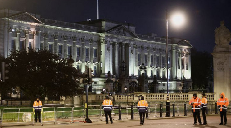 Valaki lőszereket hajigált a Buckingham-palota udvarára / Fotó: Twitter