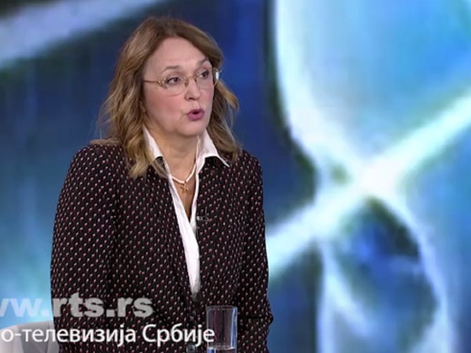 Direktorka specijalne bolnice "Sveti Sava" u Beogradu dr Marjana Vukićević  foto: screenshot/RTS 
