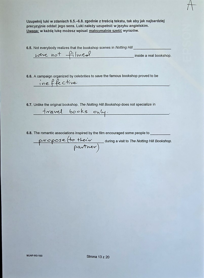 Matura 2024. Język angielski - poziom rozszerzony [ARKUSZE CKE i ODPOWIEDZI]