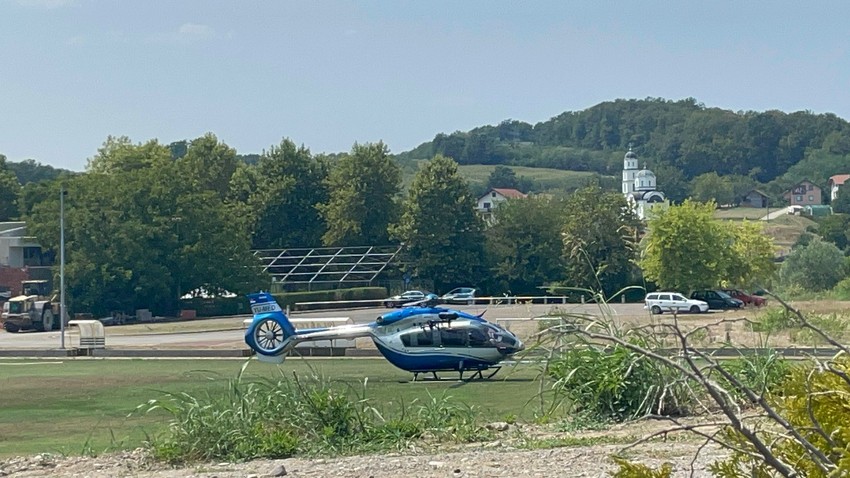Helikopter sleteo na mesto ubistva ubice Fatona Hajrizija