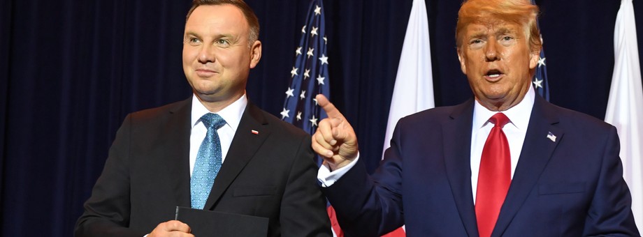 Prezydent USA Donald Trump spotkał się z prezydentem Andrzejem Dudą w Nowym Jorku