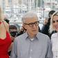 Actress Blake Lively jokes with director Woody Allen and actress Kristen Stewart as they pose during a photocall for the film Cafe Society out of competition before the opening of the 69th Cannes Film Festival in Cannes