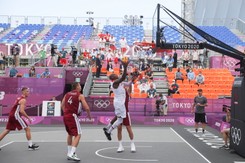 Tokio 2020. Polscy koszykarze 3x3 w końcu wygrali. Łatwo jednak nie było