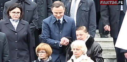 Szlachetny gest prezydenta na pogrzebie Gilowskiej