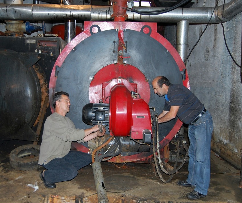 Iz jedne od gradskih kotlarnica