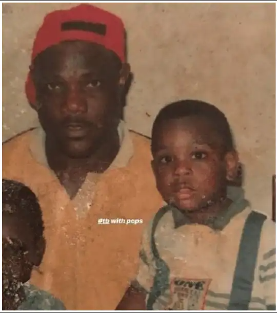 Burna Boy's childhood photo