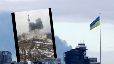 Atak na wieżę telewizyjną w Kijowie. Rosyjskie pociski uderzyły w symbol pamięci o Holokauście