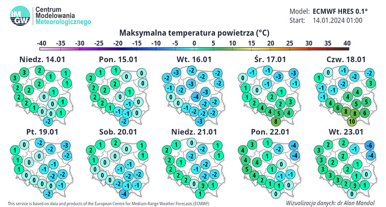 To będzie tydzień ze zmienną temperaturą