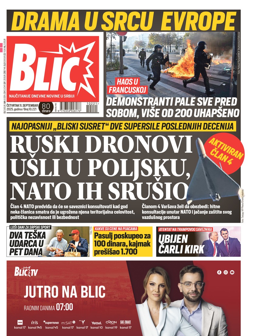 BLIC NASLOVNA