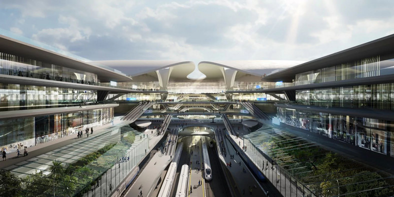 Centralny Port Komunikacyjny - koncept Zaha Hadid Architects Zdj 1