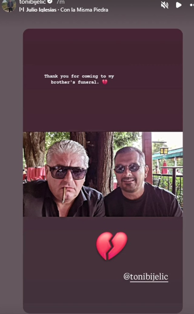 Toni Bijelić se oprostio tužnom objavom