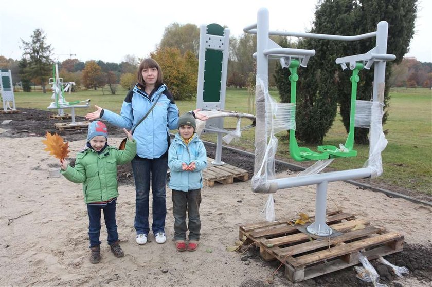 Na zimę otwierają siłownię pod chmurką