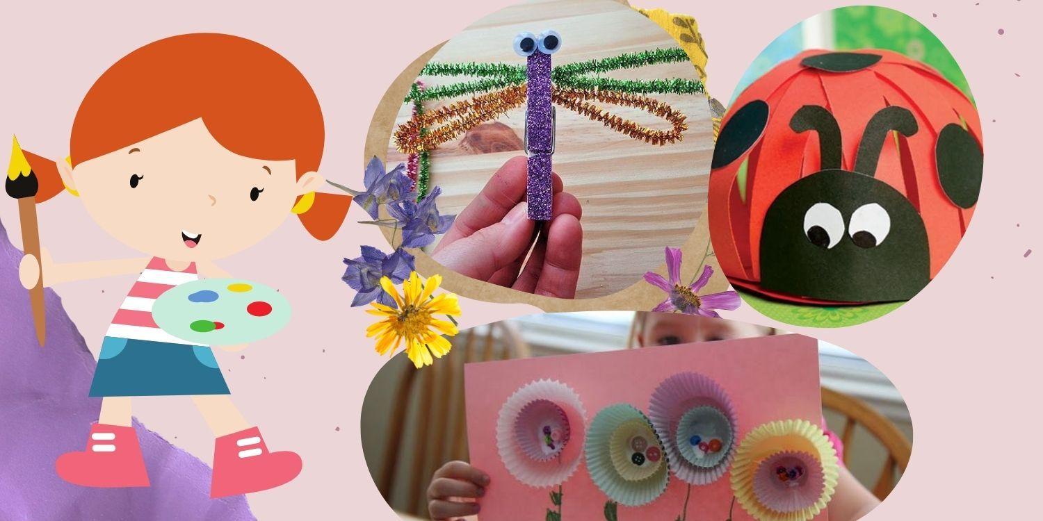 10 nápadov na jarné tvorenie s deťmi: Ženilkové motýle, montessori  skladanie | Najmama.sk