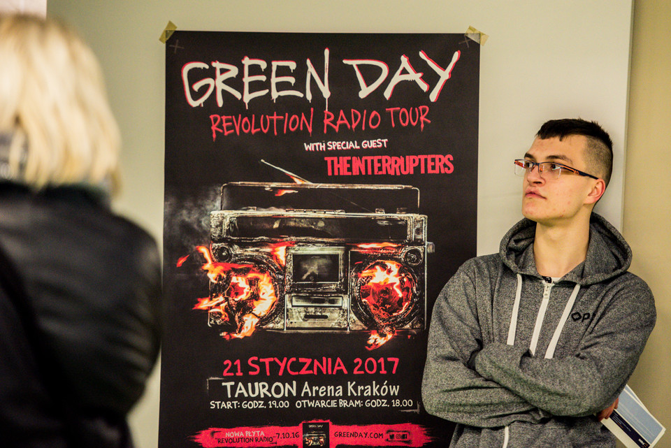 Koncert Green Day w Krakowie - zdjęcia publiczności