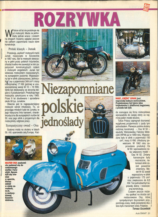 Niezpomniane polskie motocykle 