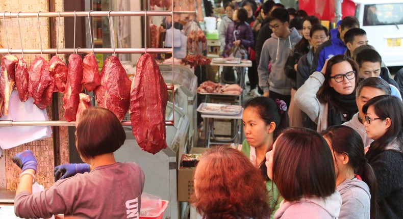 china wet market