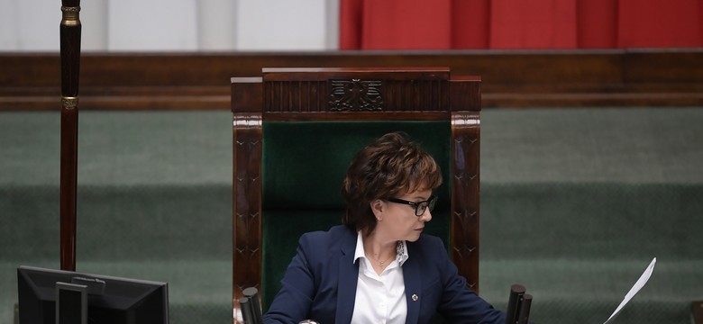 Marszałek Witek tłumaczy: Nie śmiałam się z komisji ds. pedofilii [WIDEO]