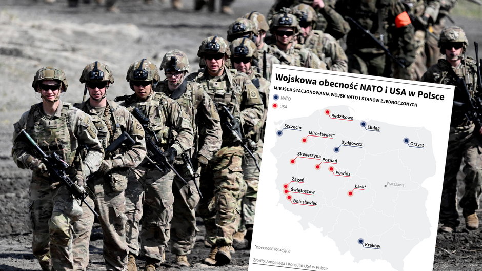 USA zwiększy swoją obecność wojskową w Polsce. Gdzie aktualnie stacjonują żołnierze?
